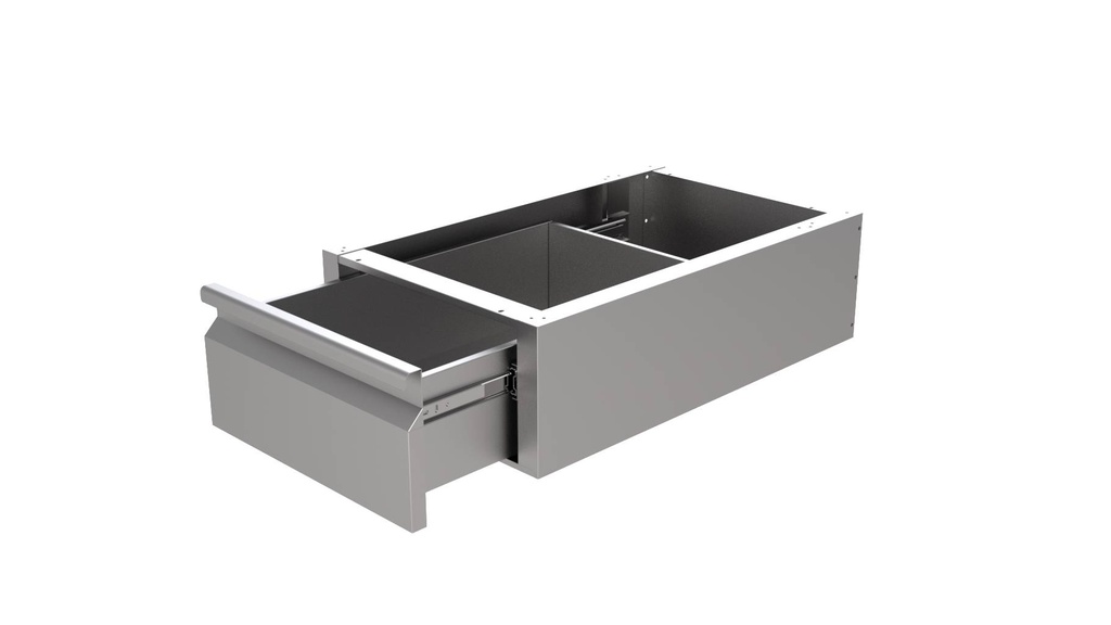Schubladenreihe 1 Schube für Tisch, 400 x 580 x 200 mm