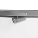 Tiefkühltruhe Edelstahl, 562 L, 1655 x 740 x 850 mm, weiß