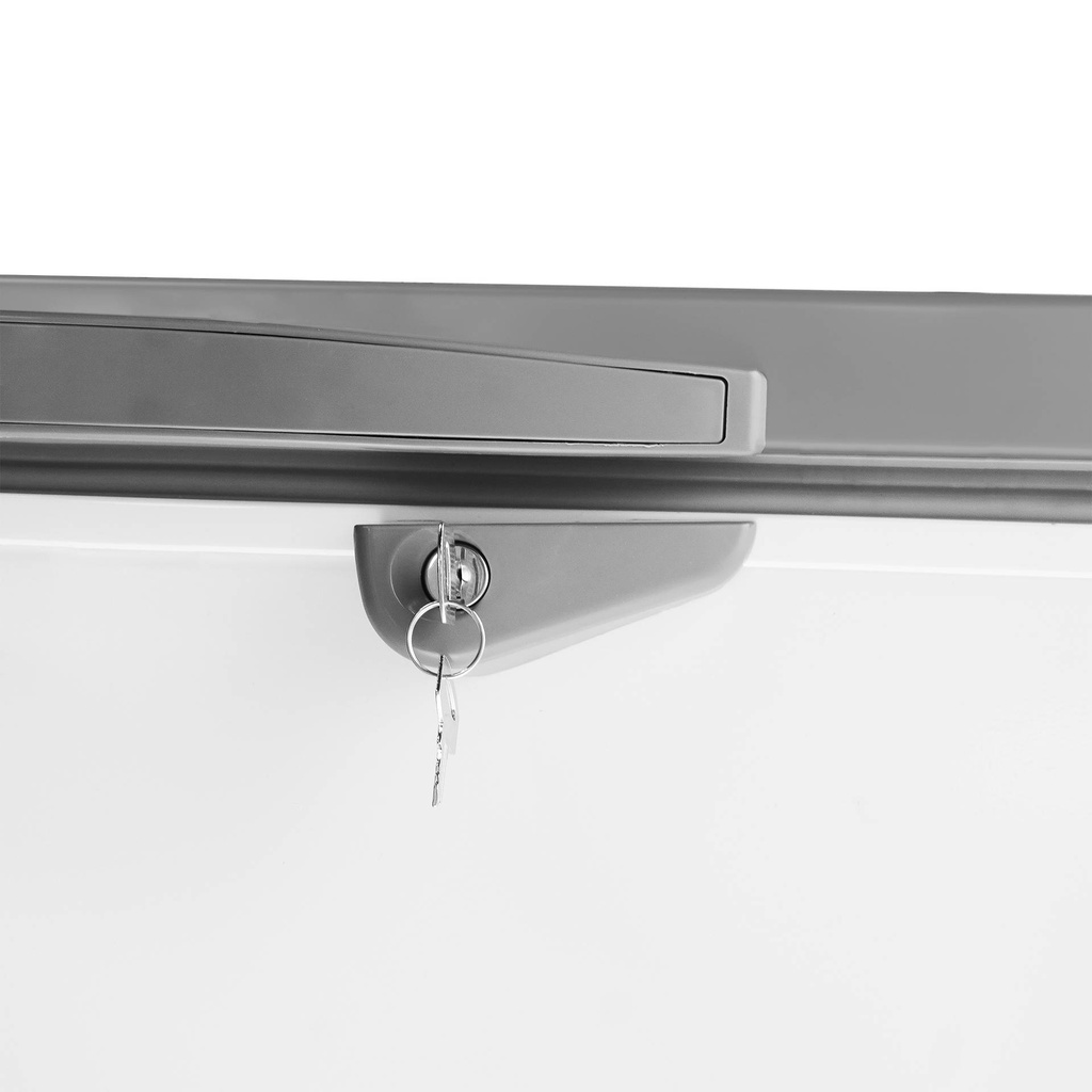 Tiefkühltruhe Edelstahl, 650 L, 1930 x 710 x 825 mm, weiß