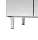 700 Kühltisch aus Edelstahl, 2230 x 700 x 860 mm, 211 L