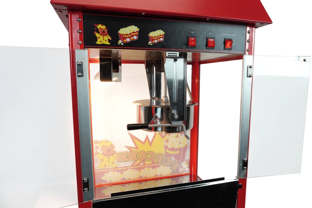 Popcorn-Gerät inkl. Räder, 560 x 417 x 1560 mm