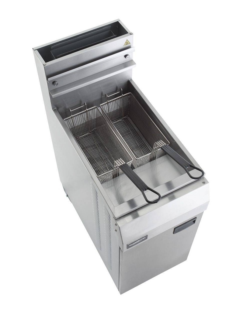 Friteuse Erdgas, 1 x 21 L, 400 x 800 x 1180 mm
