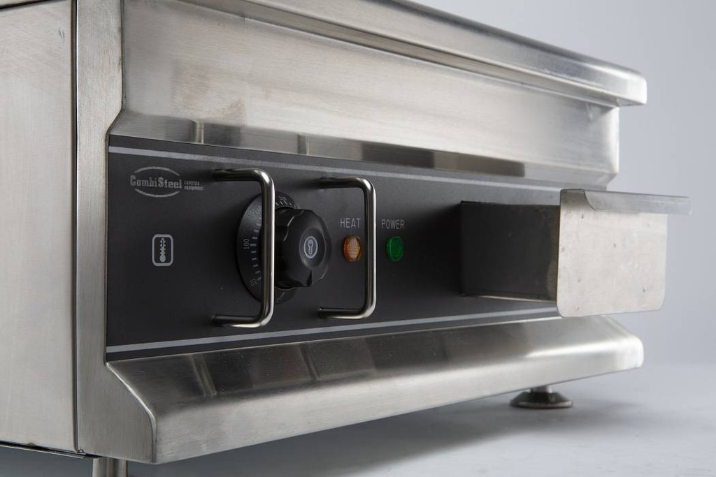 Elektro Grillplatte aus Edelstahl, 500 x 520 x 310 mm