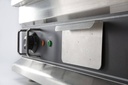 Elektro Grillplatte mit Chrom aus Edelstahl, 500 x 520 x 310 mm