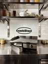 Elektro Grillplatte aus Edelstahl, 730 x 510 x 230 mm