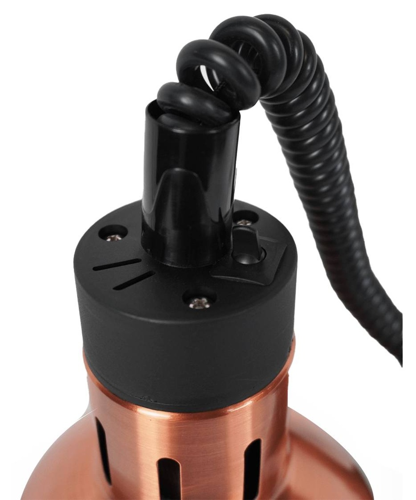CS Wärmelampe CH-02 Bronze, 600 mm, Ø 275 mm, messing