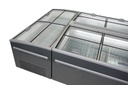 Supermarkt Tiefkühltruhe Kopf Element Automatische, grau