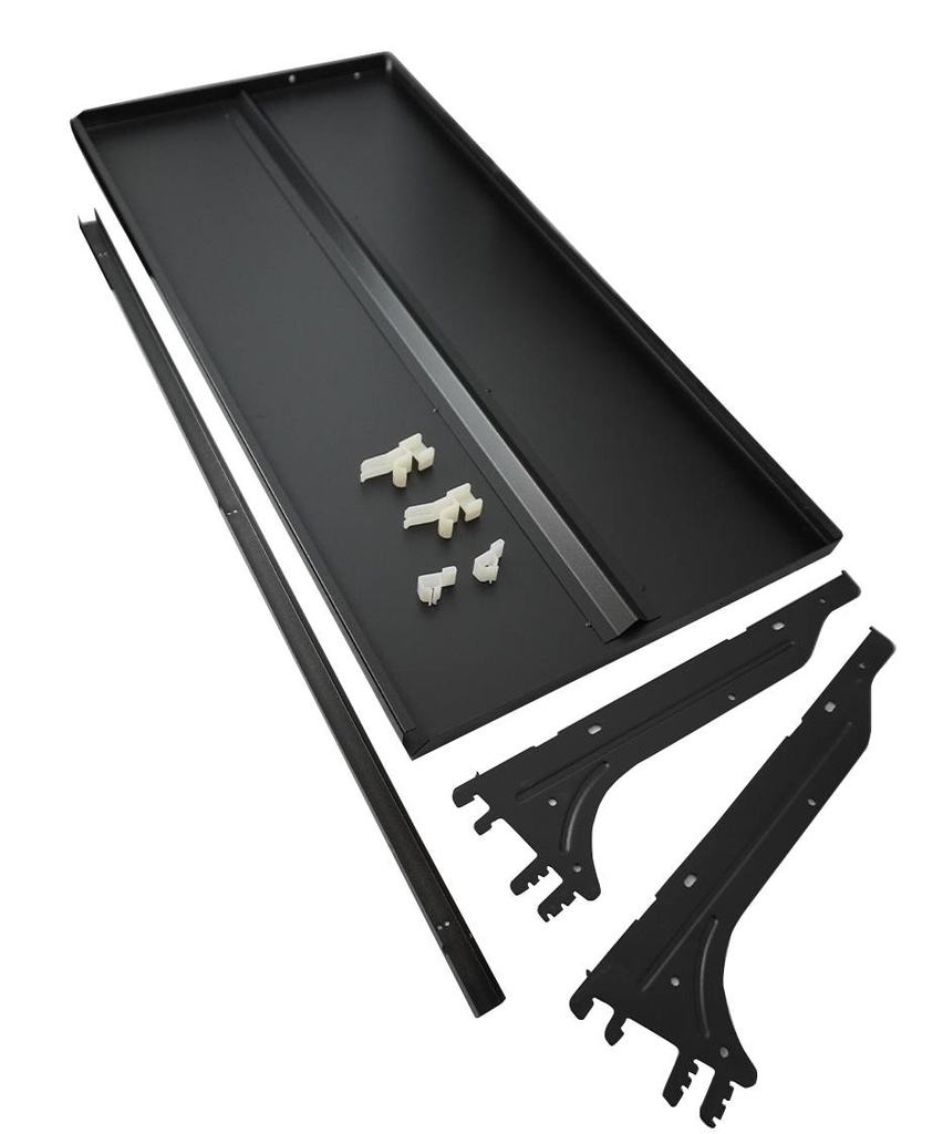 Regal mit Halterung für 7455.3105, 982 x 516 mm