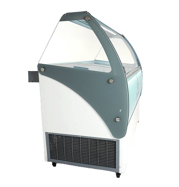 Speiseisvitrine Bali, 9 x 5 L, 1192 x 825 x 1257 mm, weiß