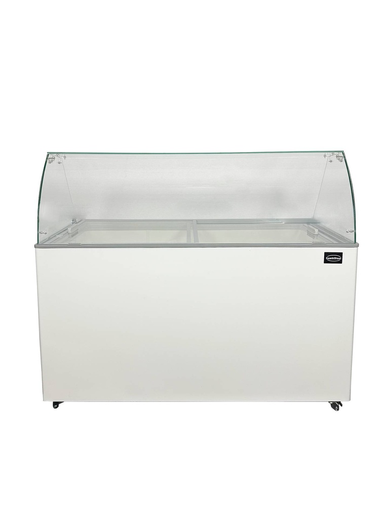 Speiseisvitrine Java, 8 x 5 L, 1184 x 727 x 1229 mm, weiß