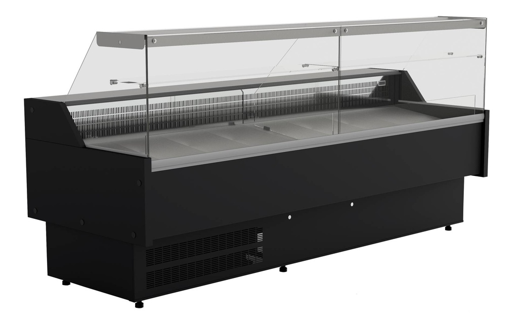 Kühlvitrine Oscar 1.5, 1584 x 815 x 1280 mm, schwarz