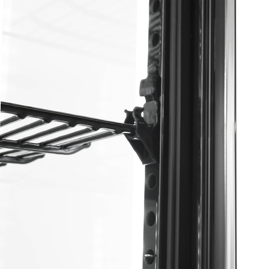 Kühlvitrine, 68 L, 428 x 386 x 885 mm, schwarz