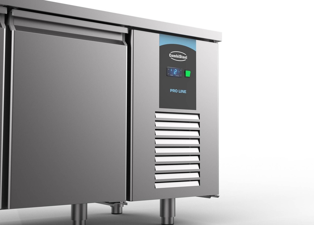 Bäckerei Kühltisch aus Edelstahl, 2100 x 800 x 850 mm