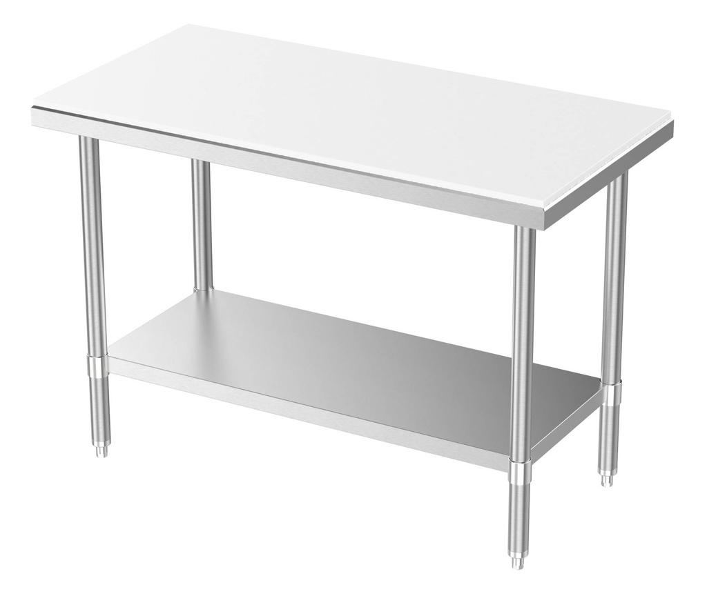 700 Arbeitstisch Grundboden mit Anschnittfläche, 700 x 700 x 850 mm