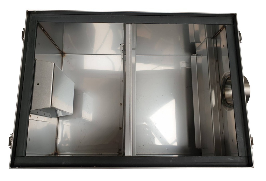 Fettabscheider aus Edelstahl, 22 L, 380 x 270 x 230 mm