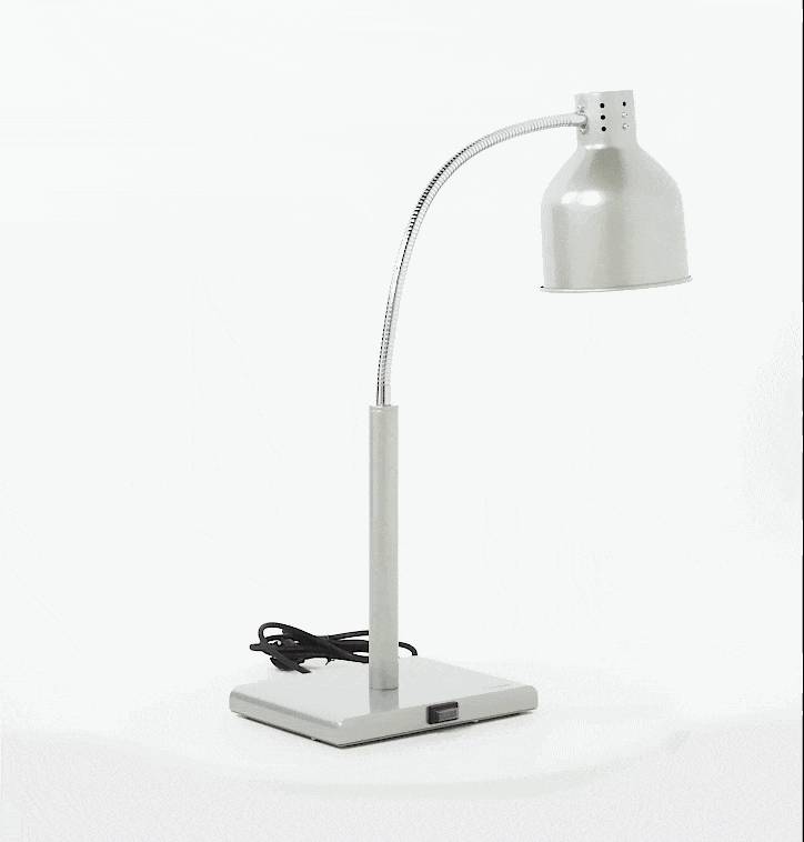 Flexible Wärmelampe, 268 x 203 x 660 mm, silber