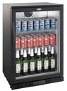 Barkühler 1 Tür, 600 x 520 x 900 mm, 138 L, schwarz