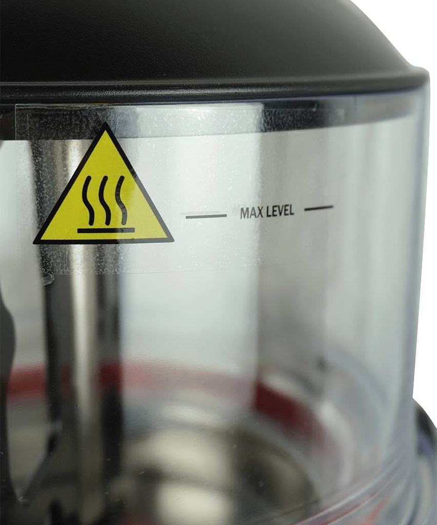 Dispenser für Heiße, 10 L, 280 x 410 x 580 mm, 10 L, schwarz