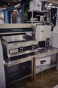 Gas Grillplatte Chrom aus Edelstahl, 650 x 575 x 365 mm