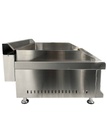 Gas Grillplatte Chrom aus Edelstahl, 800 x 575 x 365 mm