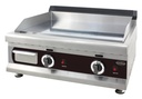 Gas Grillplatte Chrom mit Propan aus Edelstahl, 650 x 575 x 365 mm