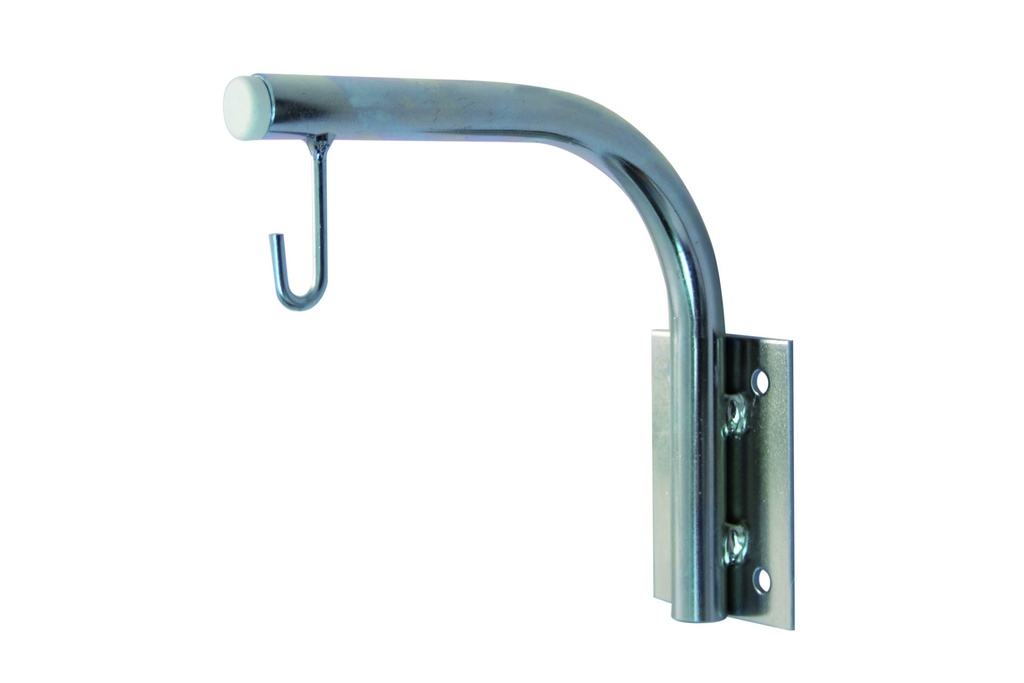 Wandhaken aus verchromtem Stahl, 155 x 155 x 60 mm