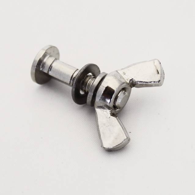 Flügelmutter mit Schraube aus Edelstahl, 26 mm