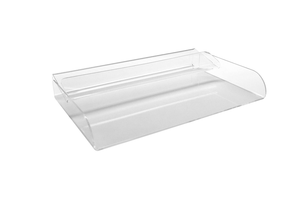 Fettpapierhalter aus Acryl, 380 x 260 x 65 mm