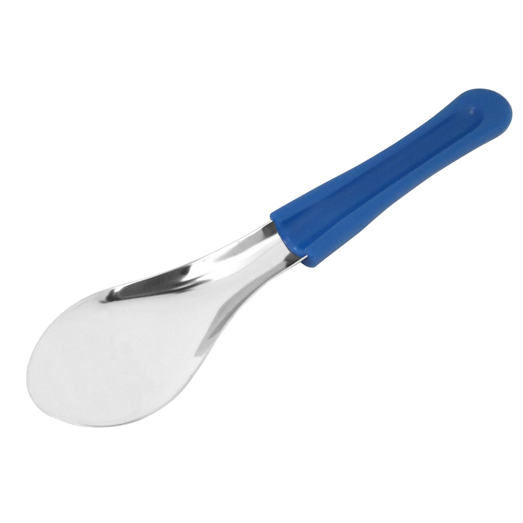 Eisspachtel aus Edelstahl, 260 mm, blau