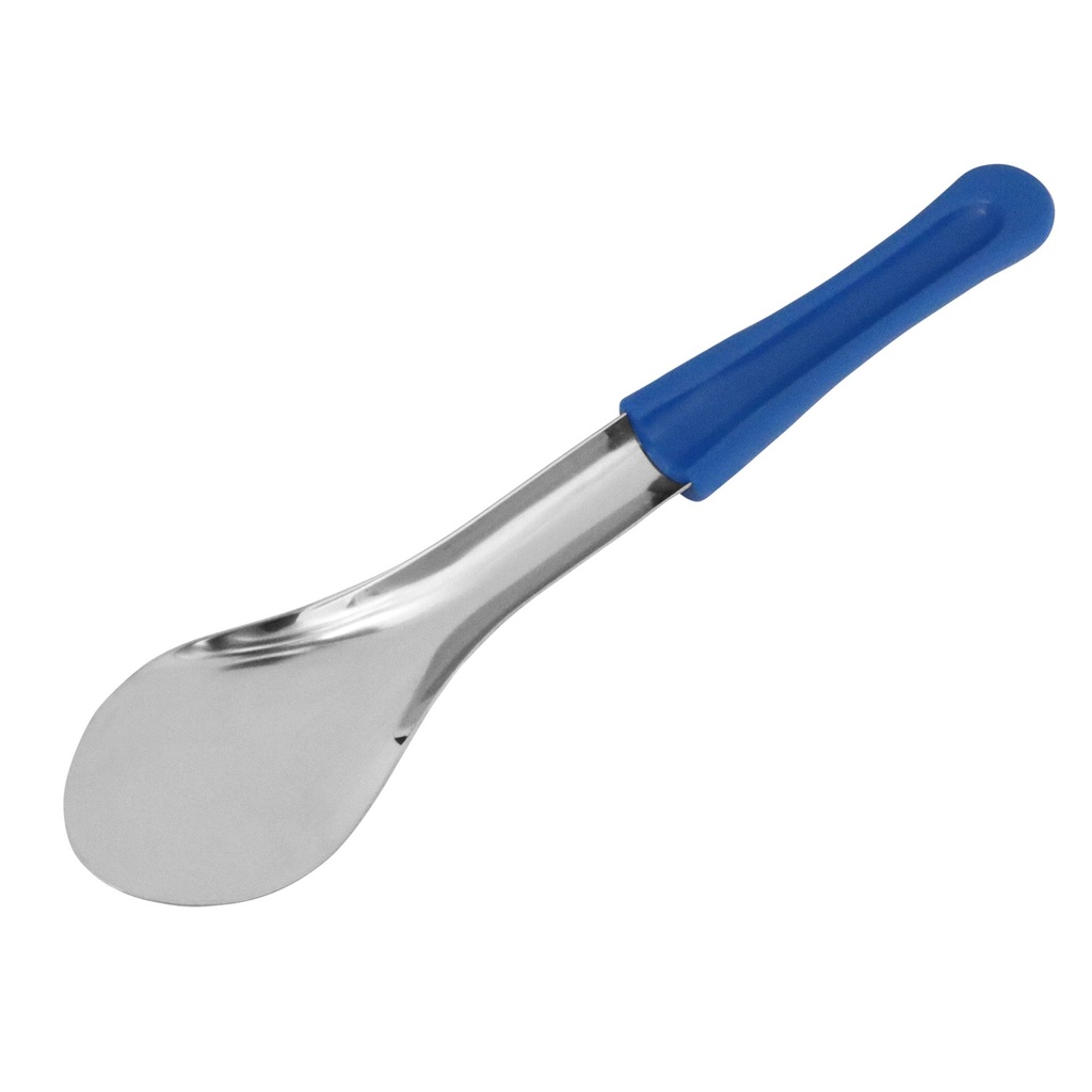 Eisspachtel aus Edelstahl, 300 mm, blau