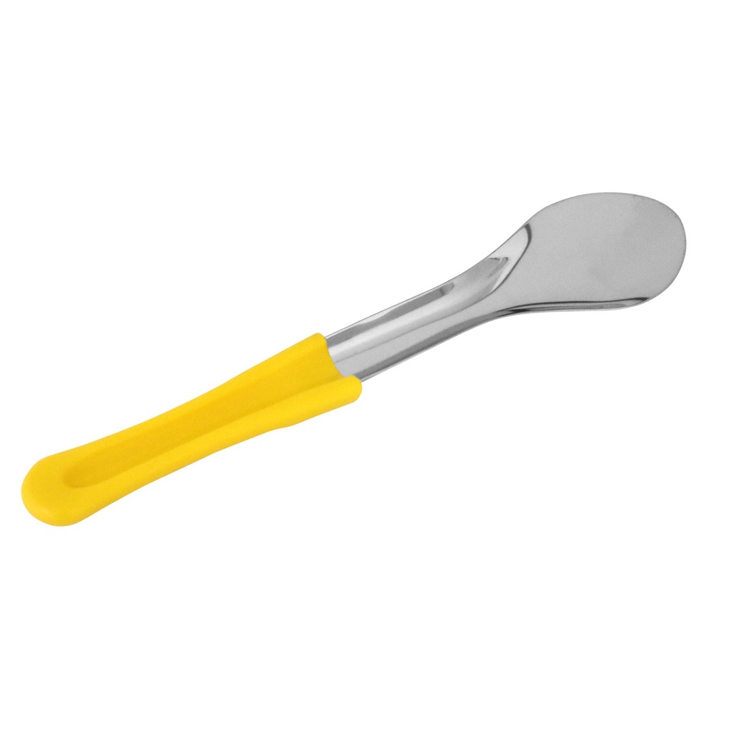 Eisspachtel aus Edelstahl, 300 mm, gelb