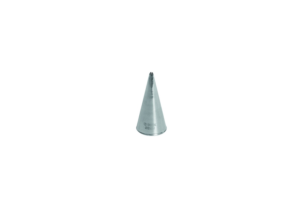 Sterntüllen aus Edelstahl, Ø 2 mm