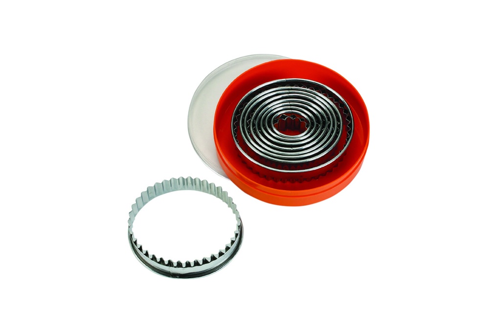 Ausstechersatz oval gezackt, 16 cm
