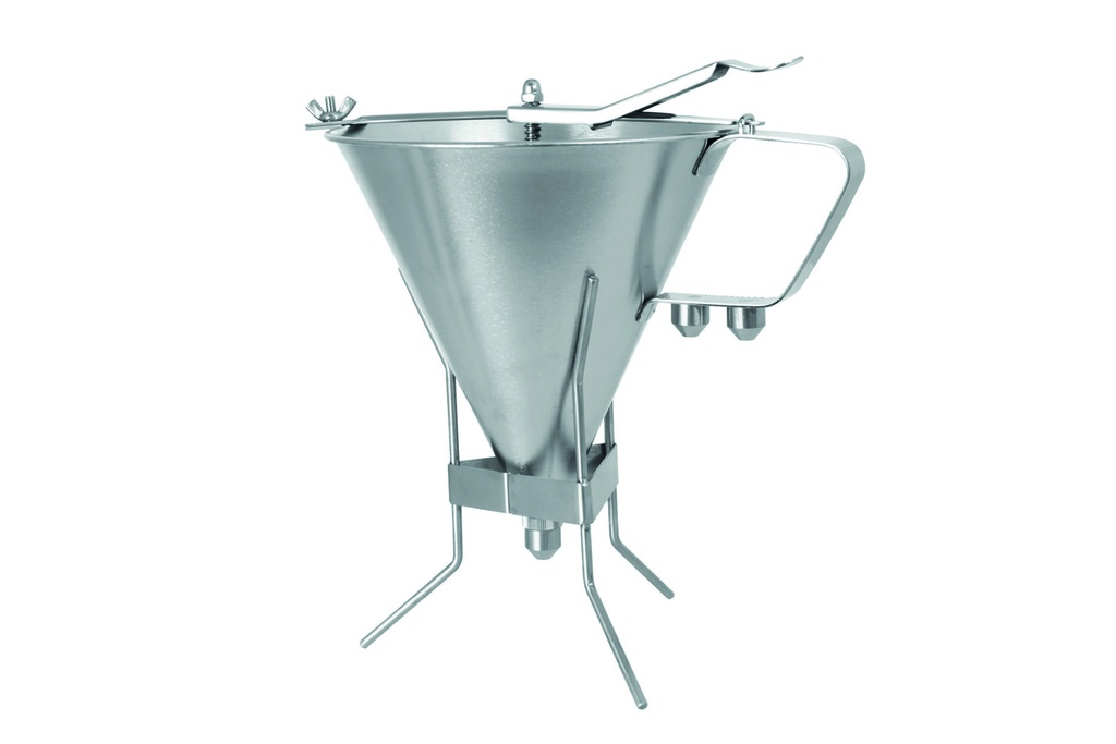 Likör- und Fondanttrichter aus Edelstahl, Ø 190 mm, 1,5 Liter