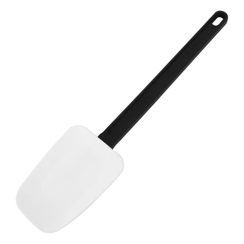 Stielschaber-Löffel aus Silikon, 350 mm, schwarz-weiß