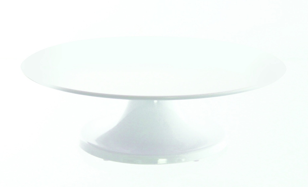 Tortenplatte aus Melamin, Ø 320 mm, weiß