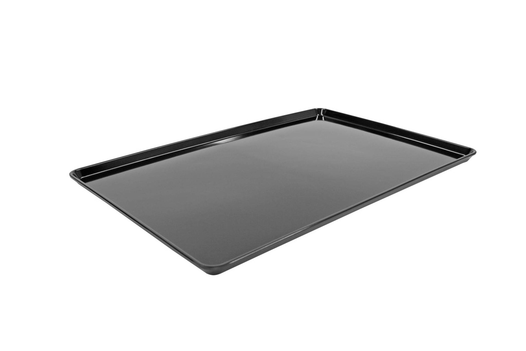 Auslagentablett aus Melamin, 600 x 400 mm, schwarz