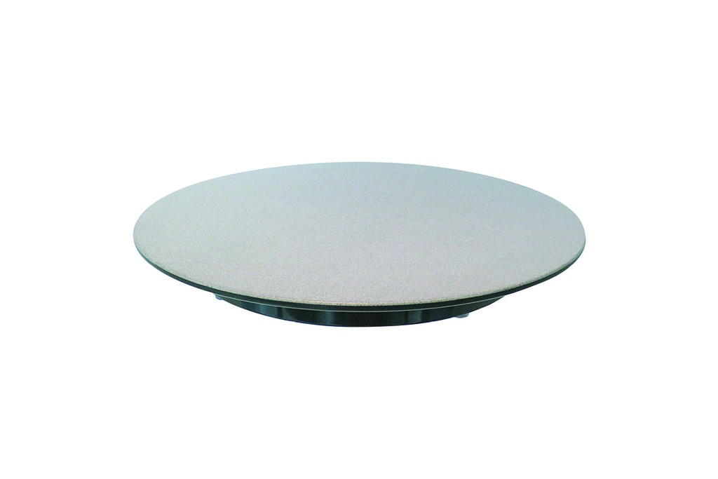 Tortenplatte aus Melamin, Ø 300 mm, silber/schwarz