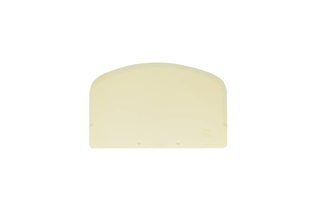 Cremeschaber aus PP, 137 x 86 mm, elfenbein