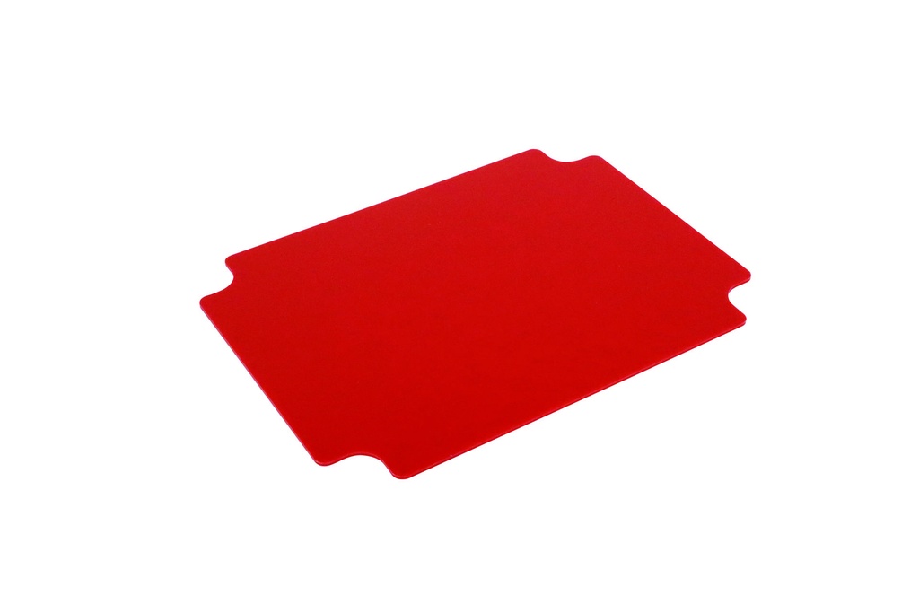 Ersatz-Schneidebrett aus Hochdruck-Polyethylen, 400 x 300 mm, rot, 6 Stück