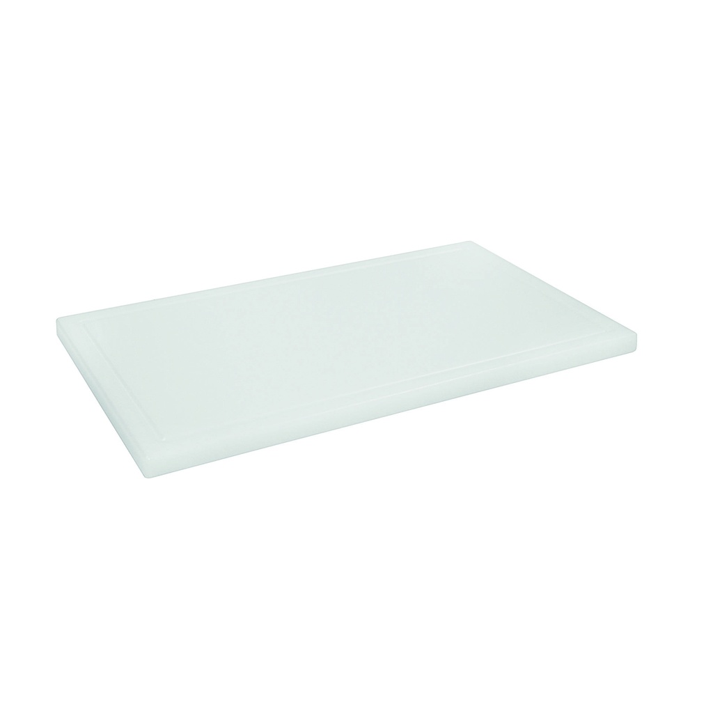 Schneidebrett aus Hochdruck-Polyethylen, 500 x 300 mm, weiß