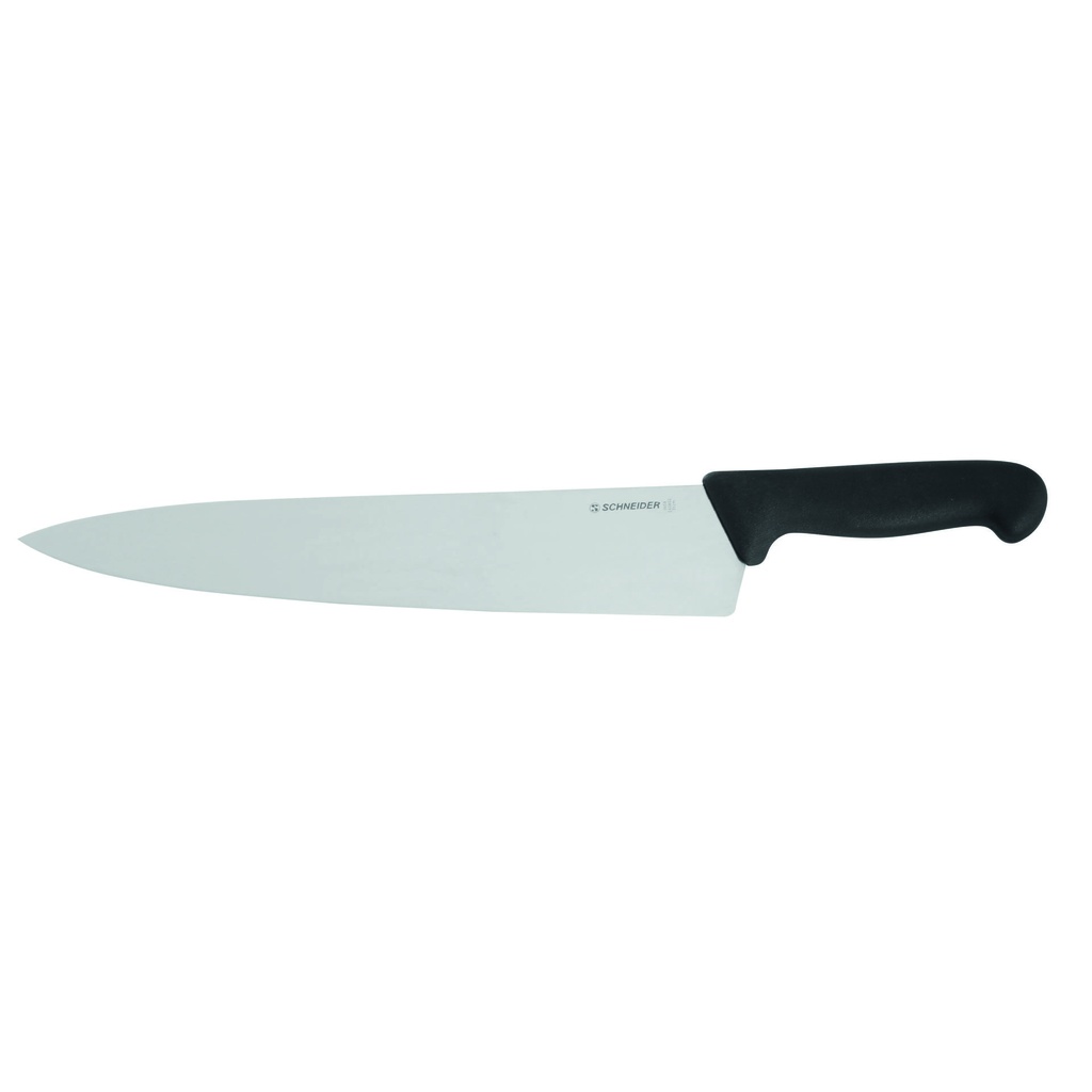 Kochmesser aus Edelstahl, 310 mm, schwarz