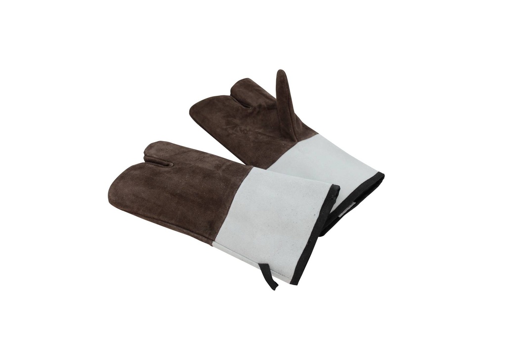 Leder Backhandschuhe 3-Finger, 340 x 150 mm