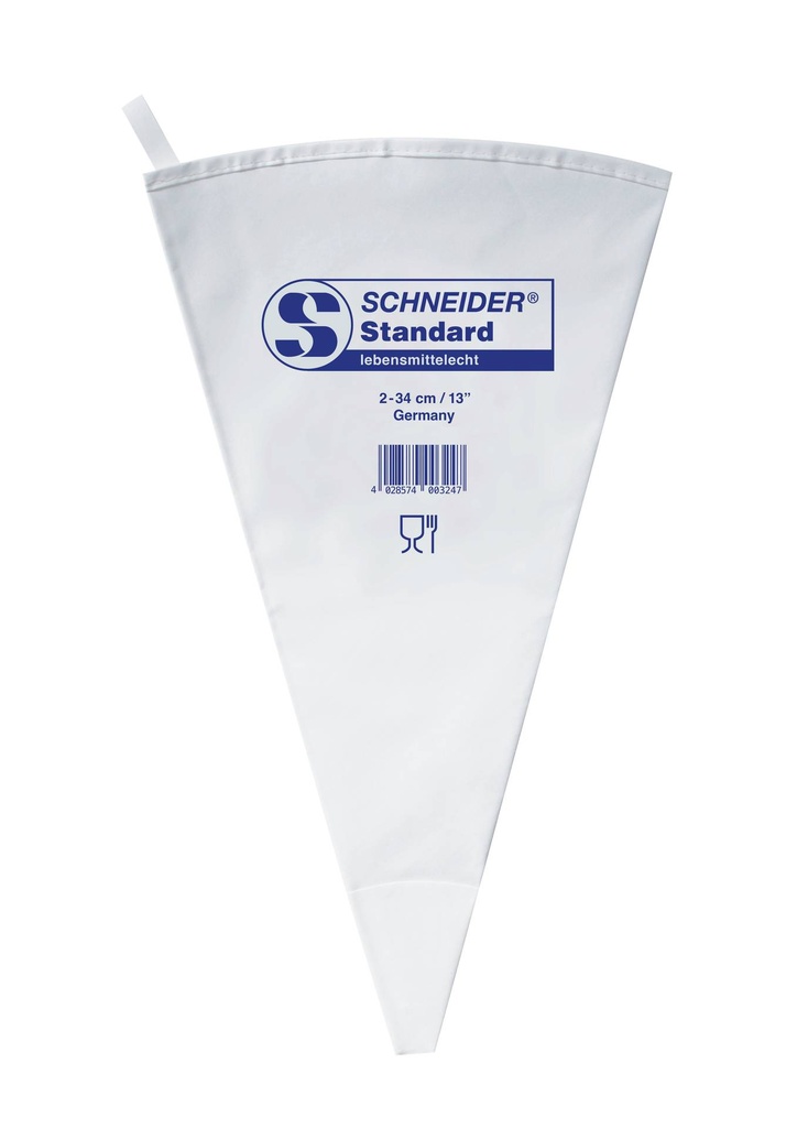 Spritzbeutel aus Baumwolle, 340 mm, Standard