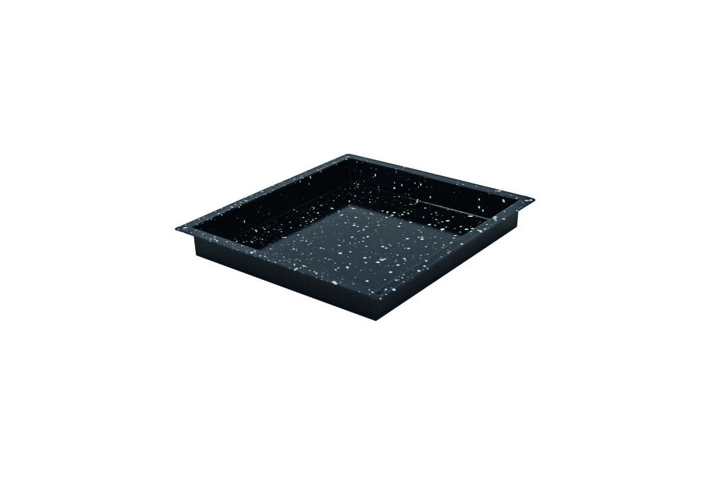 Backblech GN 2/3, Granit-Emaille, 354 x 325 x 40 mm