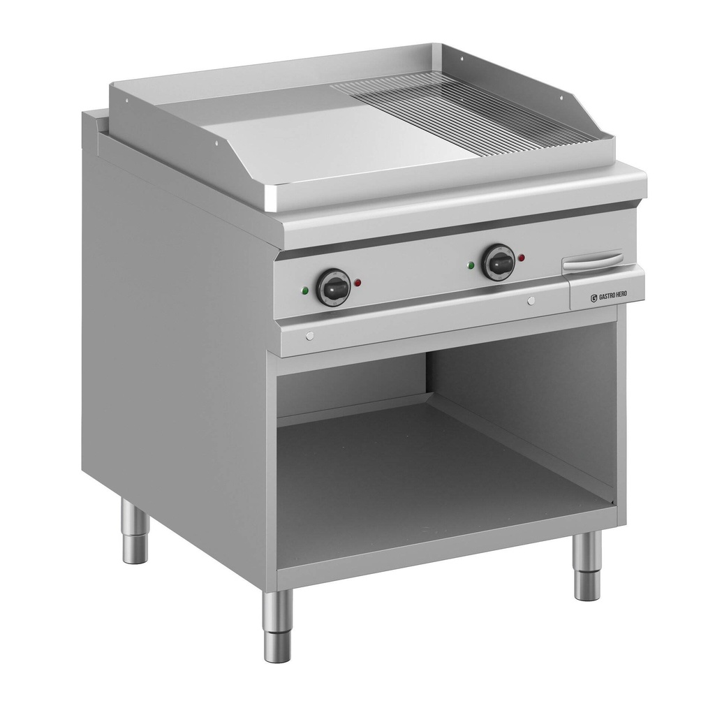 Elektrogrillplatte  Serie 900 - 80/90 - glatt, verchromt
