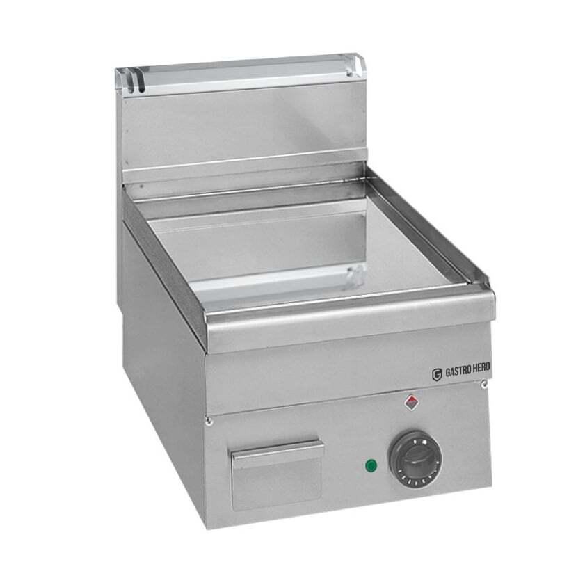 Elektro-Grillplatte Serie 600 - 40/60 - glatt, verchromt - Tischgerät - 5 kW