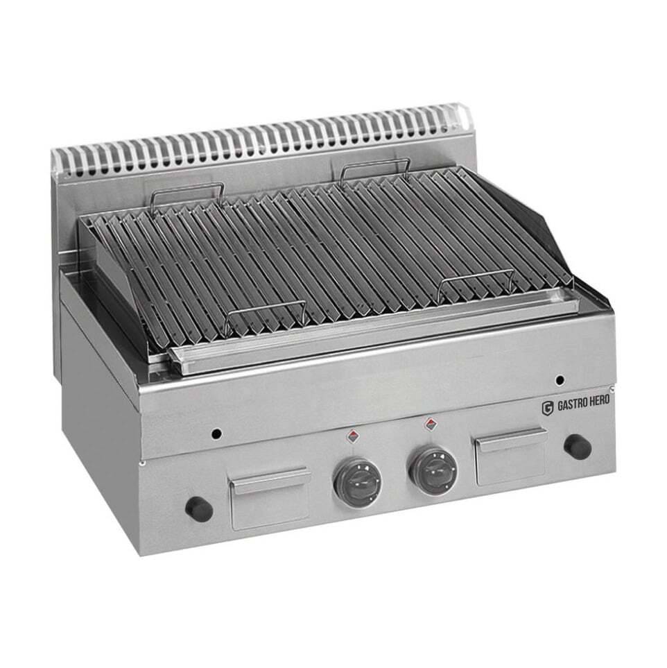 Lavasteingrill Serie 600 - 80/60 - Fleischgrillrost - Tischgerät - 14 kW