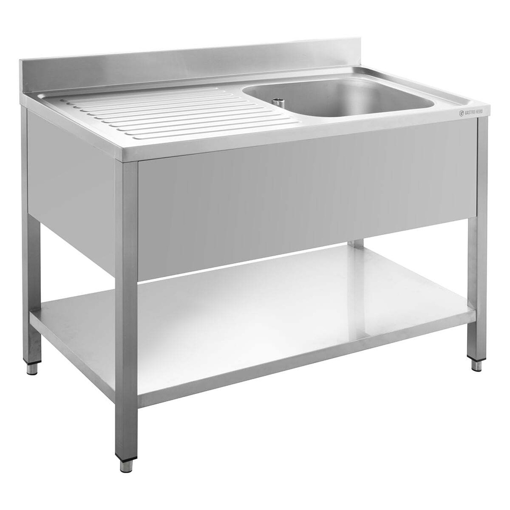 Spültisch ECO 10x7 mit 1 Becken rechts