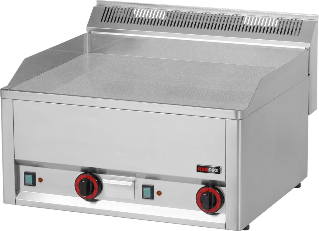 KBS Elektro-Grillplatte 2 Heizzonen Grillfläche glatt hartverchromt Auftischgerät